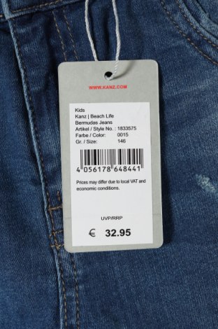 Dziecięce jeansy Kanz, Rozmiar 10-11y/ 146-152 cm, Kolor Niebieski, 97% bawełna, 3% elastyna, Cena 91,88 zł
