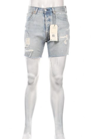 Мъжки къс панталон Levi's, Размер M, Цвят Син, 99% памук, 1% еластан, Цена 53,40 лв.