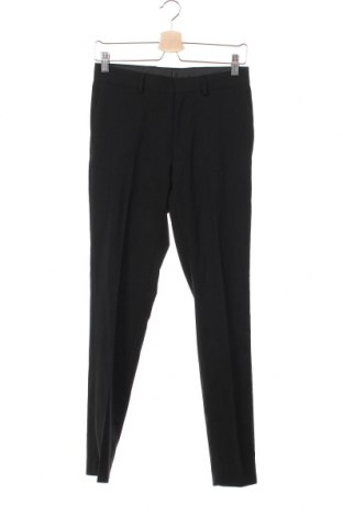 Мъжки панталон Isaac Dewhirst, Размер S, Цвят Черен, 66% полиестер, 32% вискоза, 2% еластан, Цена 9,05 лв.