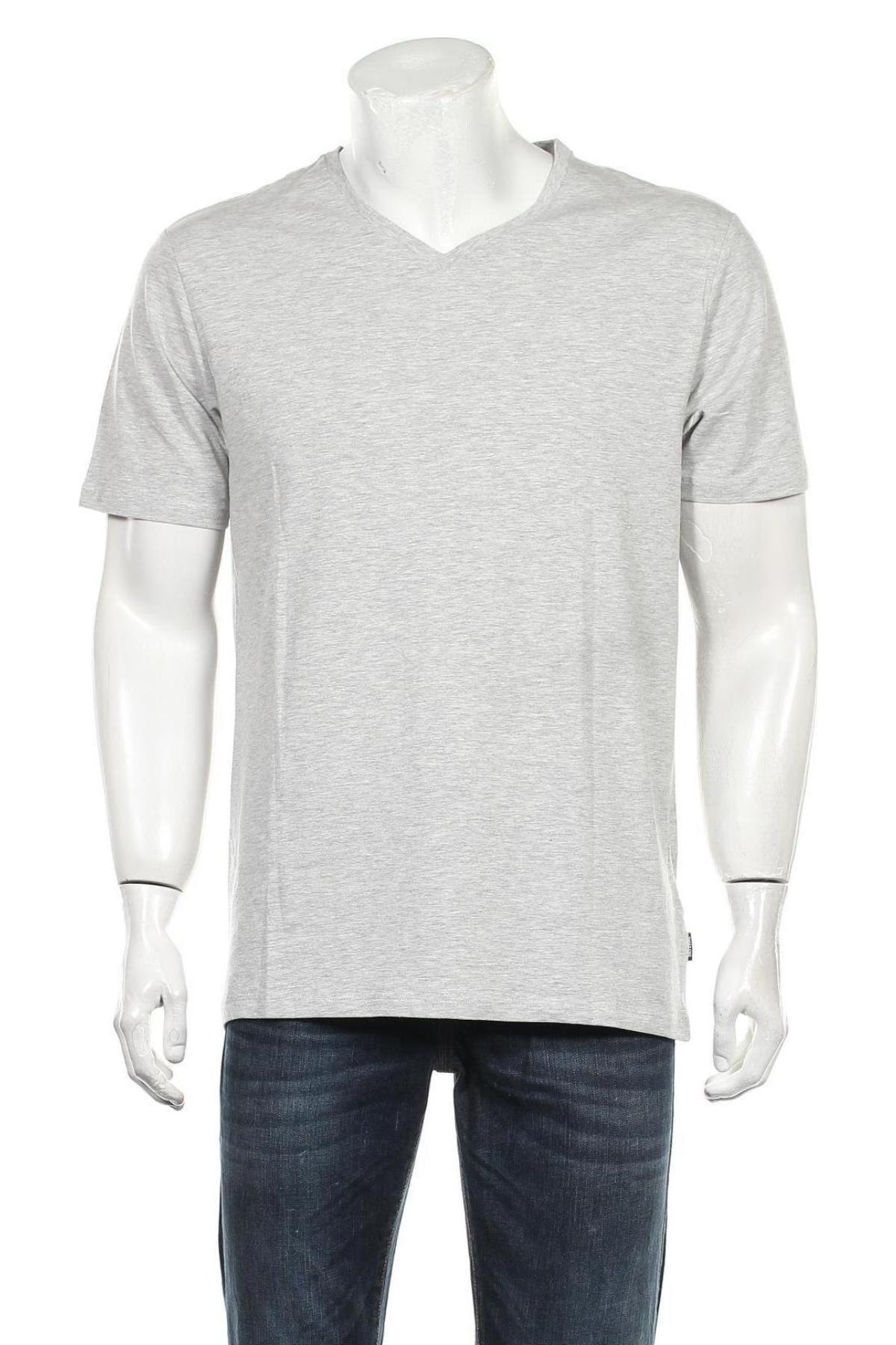 Męski T-shirt Only & Sons, Rozmiar XL, Kolor Szary, 85% bawełna, 10% wiskoza, 5% elastyna, Cena 70,00 zł