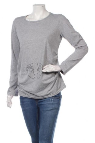 Γυναικεία μπλούζα, Μέγεθος XL, Χρώμα Γκρί, 90% βαμβάκι, 10% ελαστάνη, Τιμή 20,13 €