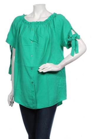 Γυναικεία μπλούζα Geisha, Μέγεθος XL, Χρώμα Πράσινο, Lyocell, Τιμή 40,72 €