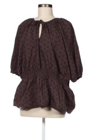 Γυναικεία μπλούζα Lindex, Μέγεθος XL, Χρώμα Καφέ, Βαμβάκι, Τιμή 11,51 €