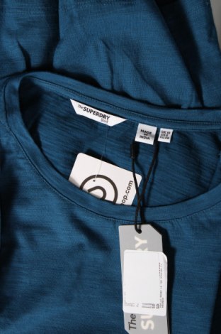 Γυναικεία μπλούζα Superdry, Μέγεθος M, Χρώμα Μπλέ, 60% βαμβάκι, 40% πολυεστέρας, Τιμή 18,54 €