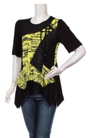 Γυναικεία μπλούζα Victoria, Μέγεθος M, Χρώμα Μαύρο, 95% βισκόζη, 5% ελαστάνη, Τιμή 12,08 €