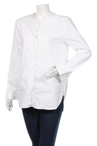 Дамска риза COS, Размер M, Цвят Бял, 96% памук, 4% еластан, Цена 59,00 лв.