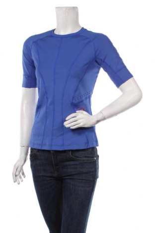 Damski T-shirt Adidas By Stella McCartney, Rozmiar S, Kolor Niebieski, 79% poliester, 21% elastyna, Cena 141,06 zł