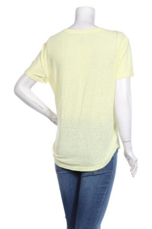 Γυναικείο t-shirt Gap, Μέγεθος M, Χρώμα Κίτρινο, 52% λινό, 48% πολυεστέρας, Τιμή 23,71 €