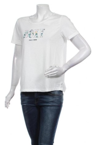Tricou de femei Roxy, Mărime L, Culoare Alb, 65% poliester, 35% viscoză, Preț 80,56 Lei