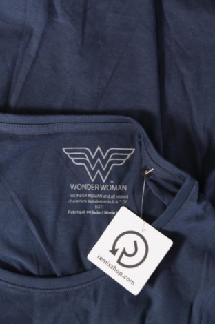 Дамска тениска Wonder Woman, Размер L, Цвят Син, Цена 21,60 лв.