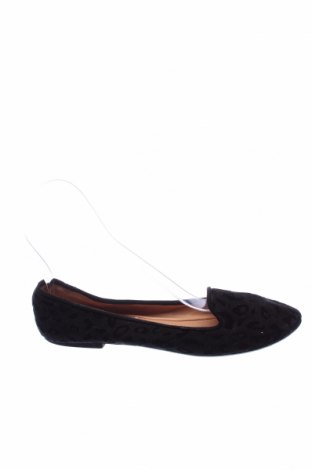 Дамски обувки Bershka, Размер 38, Цвят Черен, Текстил, Цена 14,35 лв.