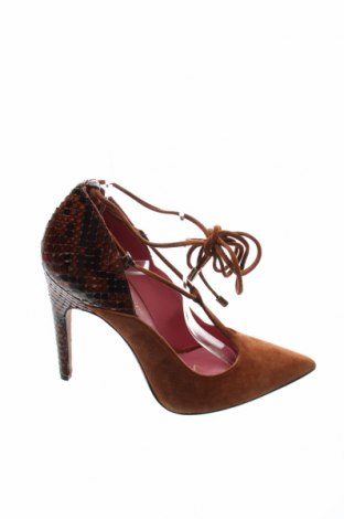 Γυναικεία παπούτσια Blumarine, Μέγεθος 38, Χρώμα Καφέ, Φυσικό σουέτ, γνήσιο δέρμα, Τιμή 57,43 €