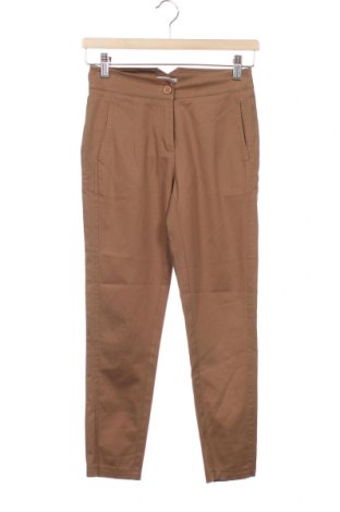 Дамски панталон Anyplace, Размер XS, Цвят Бежов, 98% памук, 2% еластан, Цена 18,38 лв.