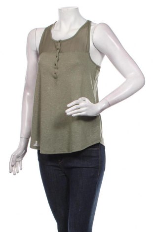 Γυναικείο αμάνικο μπλουζάκι H&M, Μέγεθος XS, Χρώμα Πράσινο, 92% πολυεστέρας, 8% λινό, Τιμή 11,87 €