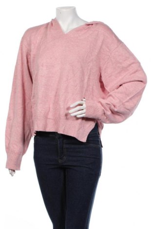 Γυναικείο πουλόβερ, Μέγεθος M, Χρώμα Ρόζ , 57% λινό, 41% βαμβάκι, 2% κασμίρι, Τιμή 12,47 €