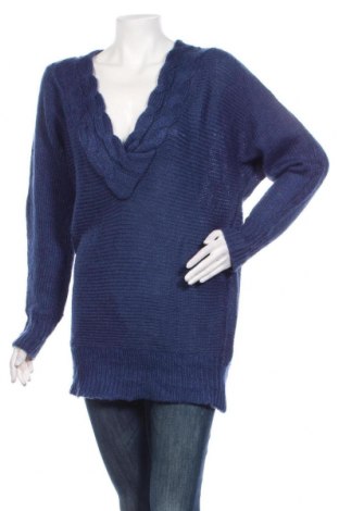 Дамски пуловер H&M, Размер M, Цвят Син, Цена 25,20 лв.