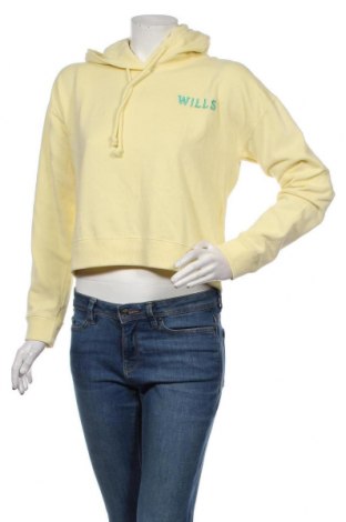 Дамски суичър Jack Wills, Размер M, Цвят Жълт, Цена 16,80 лв.