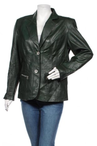 Дамско кожено сако Bonita, Размер XL, Цвят Зелен, Естествена кожа, Цена 120,65 лв.