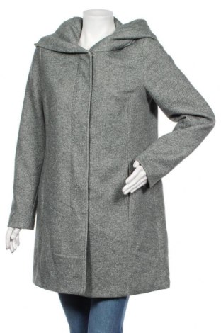 Γυναικείο παλτό Vero Moda, Μέγεθος L, Χρώμα Πράσινο, 85% πολυεστέρας, 15% βαμβάκι, Τιμή 22,48 €