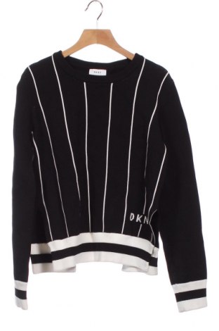 Детски пуловер DKNY, Размер 13-14y/ 164-168 см, Цвят Черен, 50% вискоза, 50% полиамид, Цена 49,70 лв.