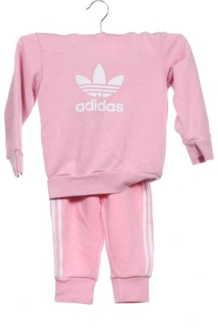 Gyerek sport szett Adidas Originals, Méret 2-3y / 98-104 cm, Szín Rózsaszín, 70% pamut, 30% poliészter, Ár 19 890 Ft