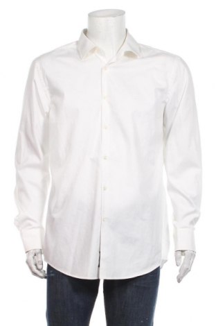 Ανδρικό πουκάμισο Hugo Boss, Μέγεθος XL, Χρώμα Λευκό, Βαμβάκι, Τιμή 42,36 €