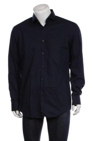 Мъжка риза Hugo Boss, Размер XL, Цвят Син, 100% памук, Цена 122,15 лв.
