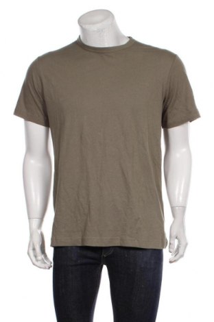 Мъжка тениска Arket, Размер M, Цвят Зелен, 70% памук, 30% лен, Цена 28,16 лв.