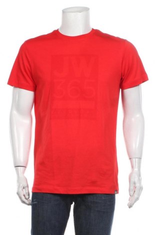 Ανδρικό t-shirt Jack Wolfskin, Μέγεθος M, Χρώμα Κόκκινο, Βαμβάκι, Τιμή 14,25 €