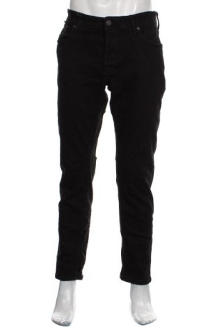 Мъжки дънки Jack & Jones, Размер L, Цвят Черен, 99% памук, 1% еластан, Цена 32,90 лв.