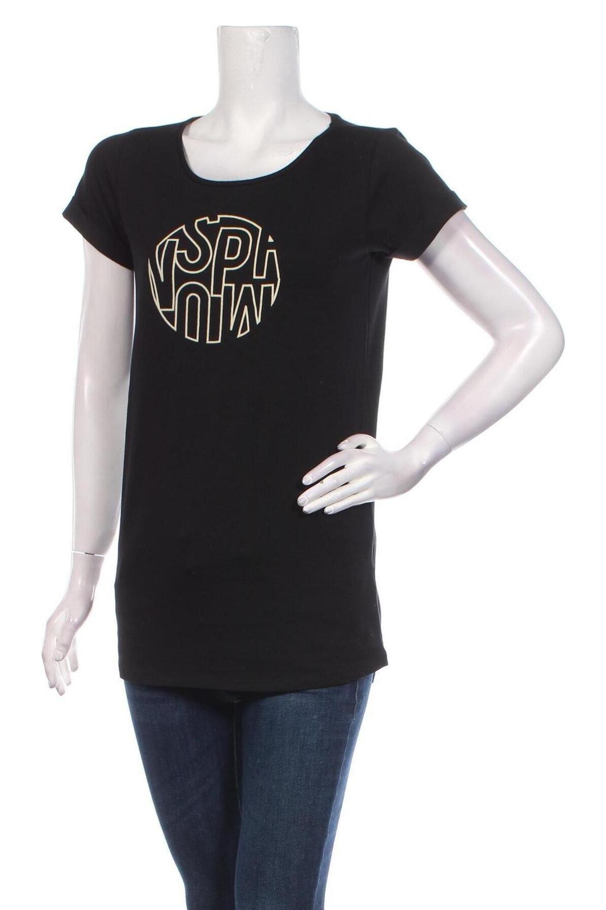 Γυναικείο t-shirt Supermom, Μέγεθος M, Χρώμα Μαύρο, 95% βαμβάκι, 5% ελαστάνη, Τιμή 8,84 €
