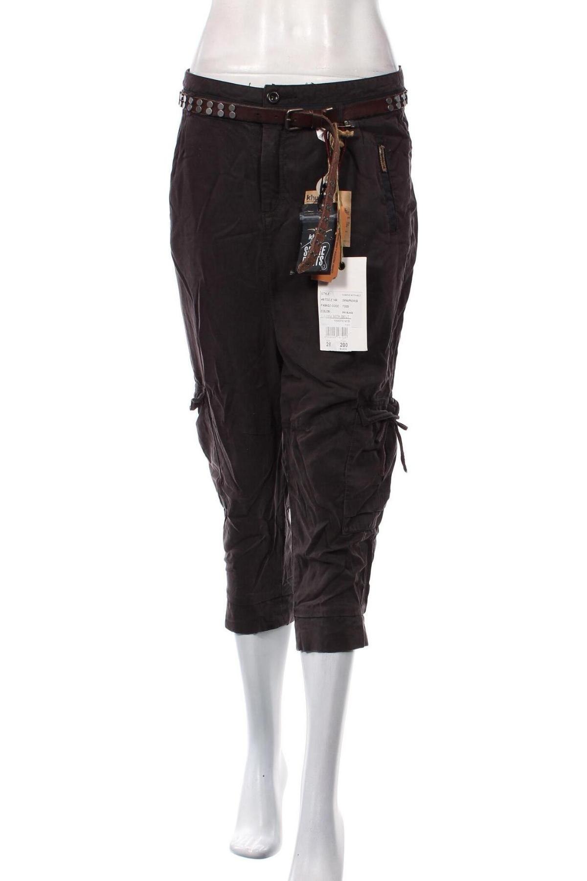 Дамски панталон Khujo, Размер M, Цвят Кафяв, Цена 159,00 лв.