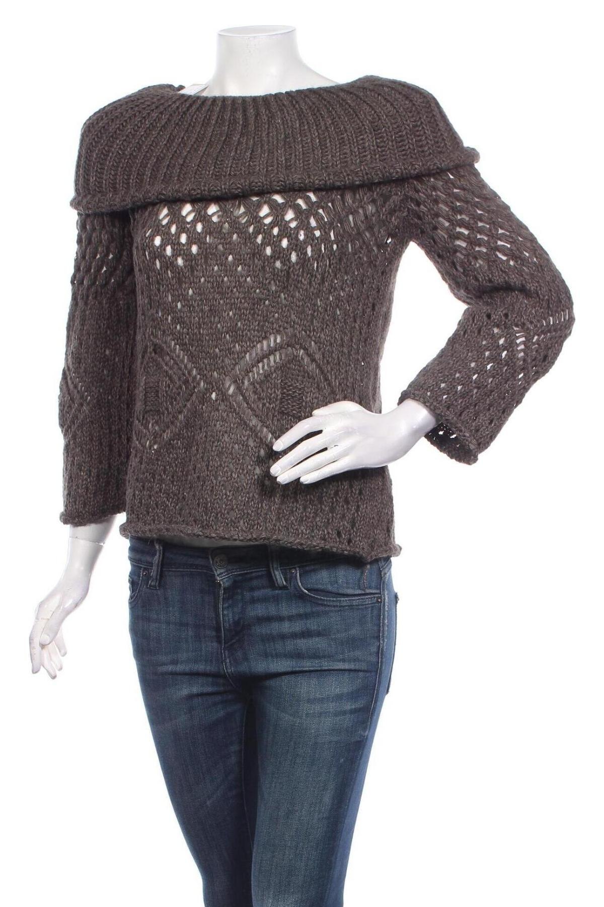Дамски пуловер, Размер S, Цвят Сив, Цена 11,76 лв.