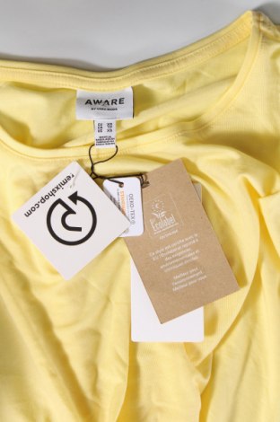 Дамска блуза Aware by Vero Moda, Размер XS, Цвят Жълт, Цена 40,00 лв.