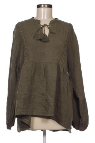 Дамска блуза Made In Italy, Размер M, Цвят Зелен, Цена 17,05 лв.