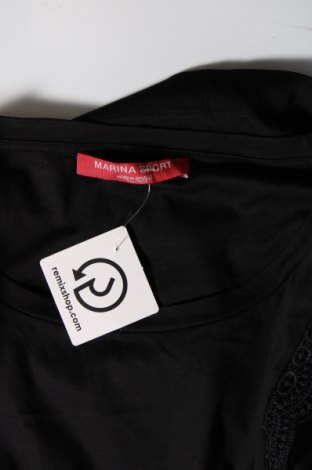 Γυναικεία μπλούζα Marina Sport by Marina Rinaldi, Μέγεθος XL, Χρώμα Μαύρο, Τιμή 37,01 €