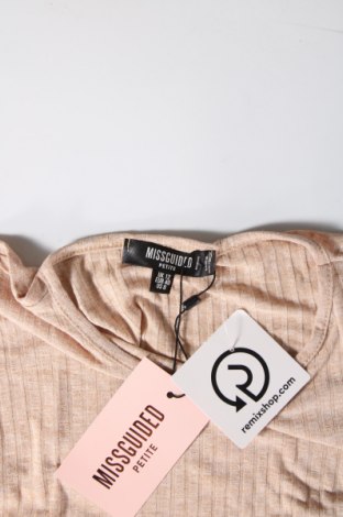 Γυναικεία μπλούζα Missguided, Μέγεθος M, Χρώμα  Μπέζ, Τιμή 2,08 €