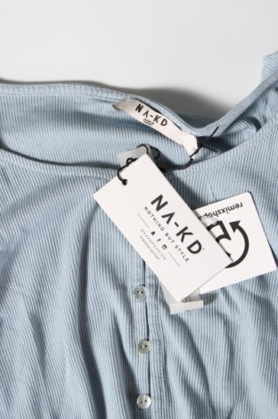 Γυναικεία μπλούζα NA-KD, Μέγεθος L, Χρώμα Μπλέ, Τιμή 3,34 €