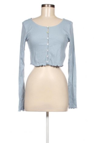 Γυναικεία μπλούζα NA-KD, Μέγεθος L, Χρώμα Μπλέ, Τιμή 4,45 €