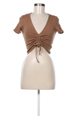 Damen Shirt Pull&Bear, Größe L, Farbe Braun, Preis € 3,36