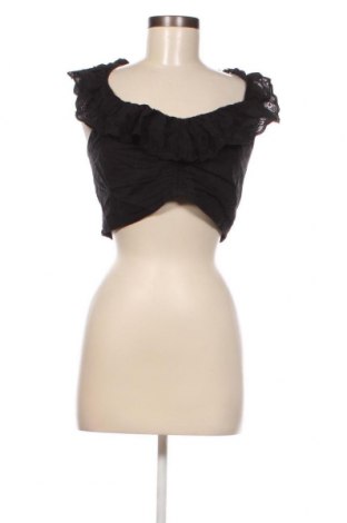 Γυναικεία μπλούζα Pull&Bear, Μέγεθος M, Χρώμα Μαύρο, Τιμή 3,52 €