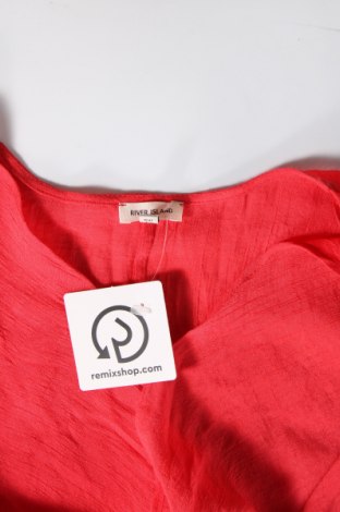 Γυναικεία μπλούζα River Island, Μέγεθος XXS, Χρώμα Κόκκινο, Τιμή 1,78 €