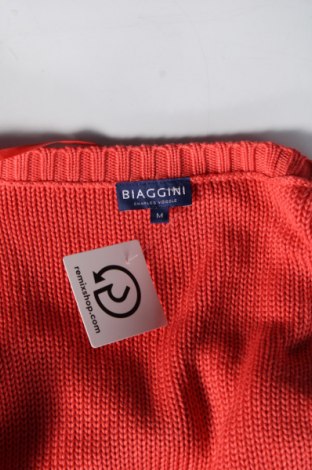 Damen Strickjacke Biaggini, Größe M, Farbe Rot, Preis 2,42 €