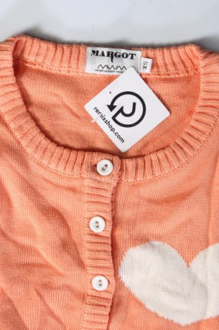 Damen Strickjacke Margot, Größe XS, Farbe Orange, Preis 2,14 €