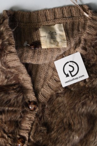 Damen Strickjacke Zara Knitwear, Größe S, Farbe Beige, Preis 2,78 €