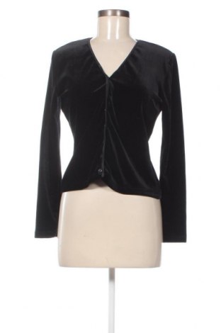 Γυναικείο πουκάμισο Hennes, Μέγεθος L, Χρώμα Μαύρο, Τιμή 6,52 €