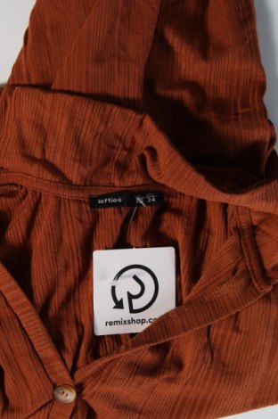 Γυναικείο πουκάμισο Lefties, Μέγεθος XS, Χρώμα Καφέ, Τιμή 2,01 €