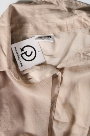 Γυναικείο πουκάμισο Noisy May, Μέγεθος S, Χρώμα  Μπέζ, Τιμή 4,12 €