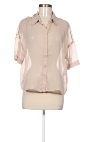 Γυναικείο πουκάμισο Noisy May, Μέγεθος M, Χρώμα  Μπέζ, Τιμή 4,12 €