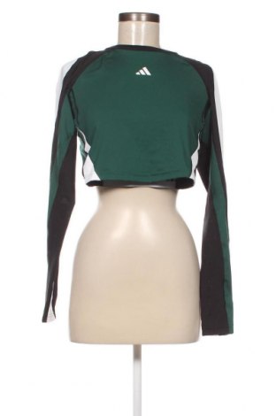 Γυναικεία αθλητική μπλούζα Adidas, Μέγεθος S, Χρώμα Πράσινο, Τιμή 47,42 €